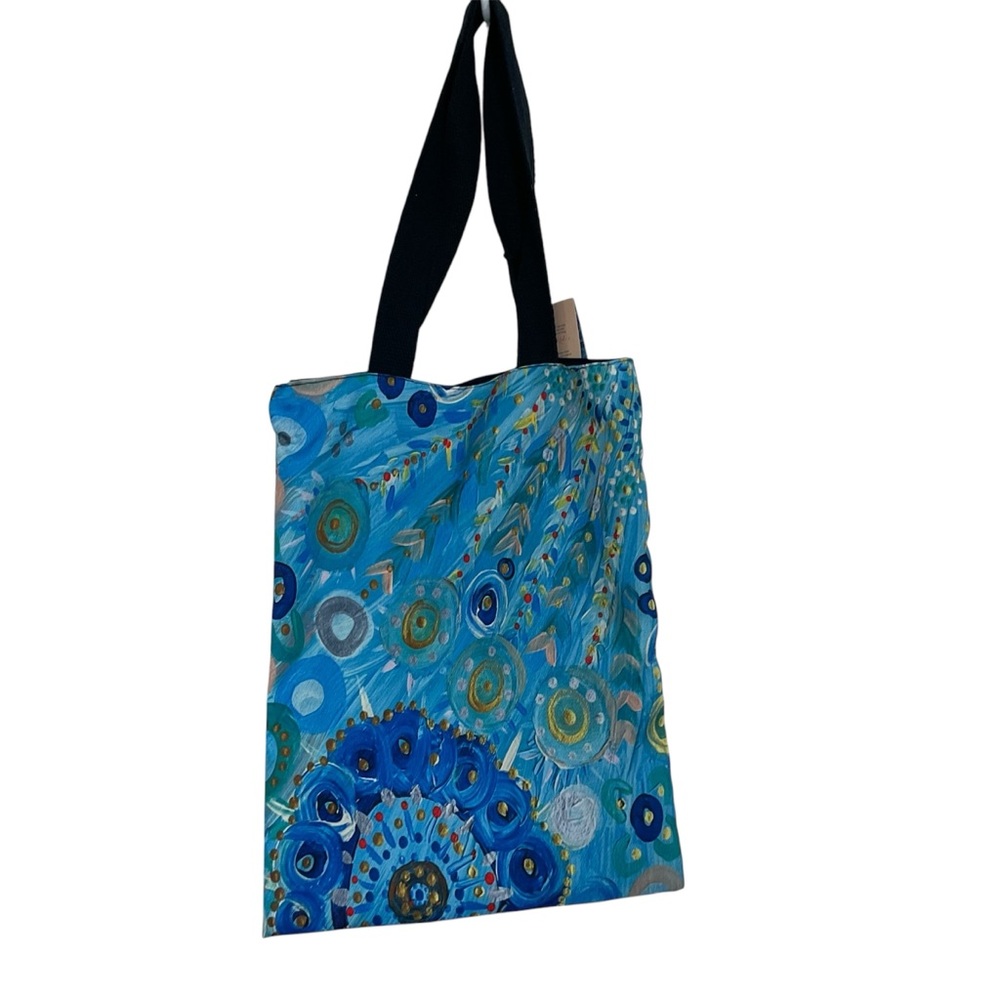 Australian Aboriginal boho style lined cloth bag - Picture 5 of 10